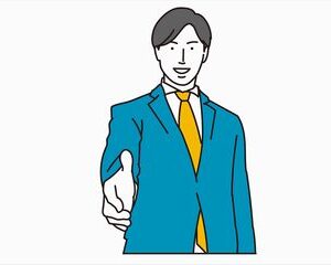 契約を締結する人
