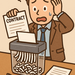 産業廃棄物処理委託契約書の保存期間は契約締結日から５年間である？