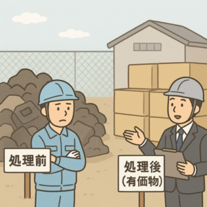 有価物である処理後物に保管基準が適用されるか