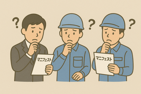 産業廃棄物管理票（マニフェスト）の保存が義務付けられているのは、排出事業者のみである？