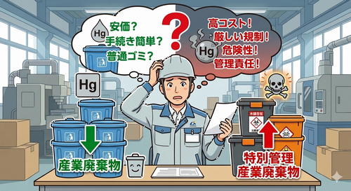 水銀廃棄物の処理に困る事業者