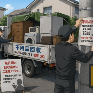 不用品回収を行う業者