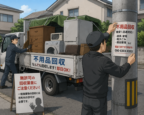 不用品回収を行う業者