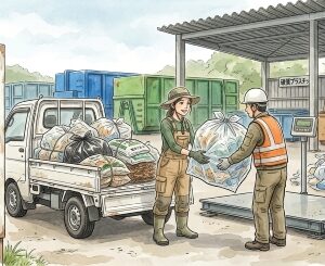 農家自身が廃プラスチック類を処分業者に持ち込む場合は、マニフェストは不要である？